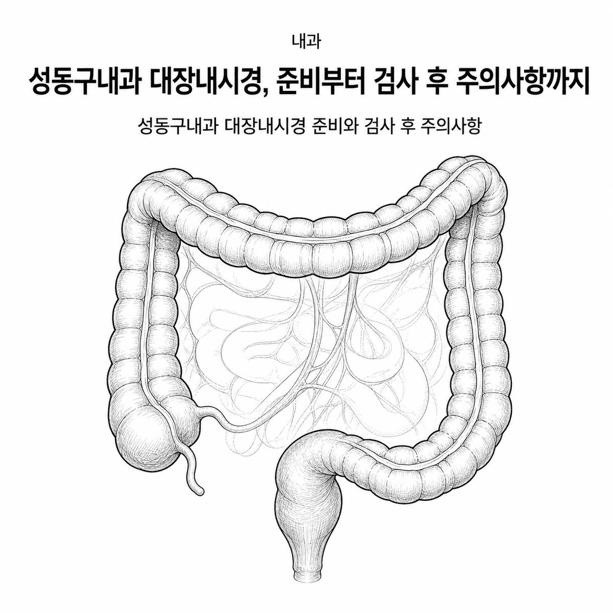 서울 성동구내과 대장내시경, 준비부터 검사 후 주의사항까지 핵심 정보 이미지