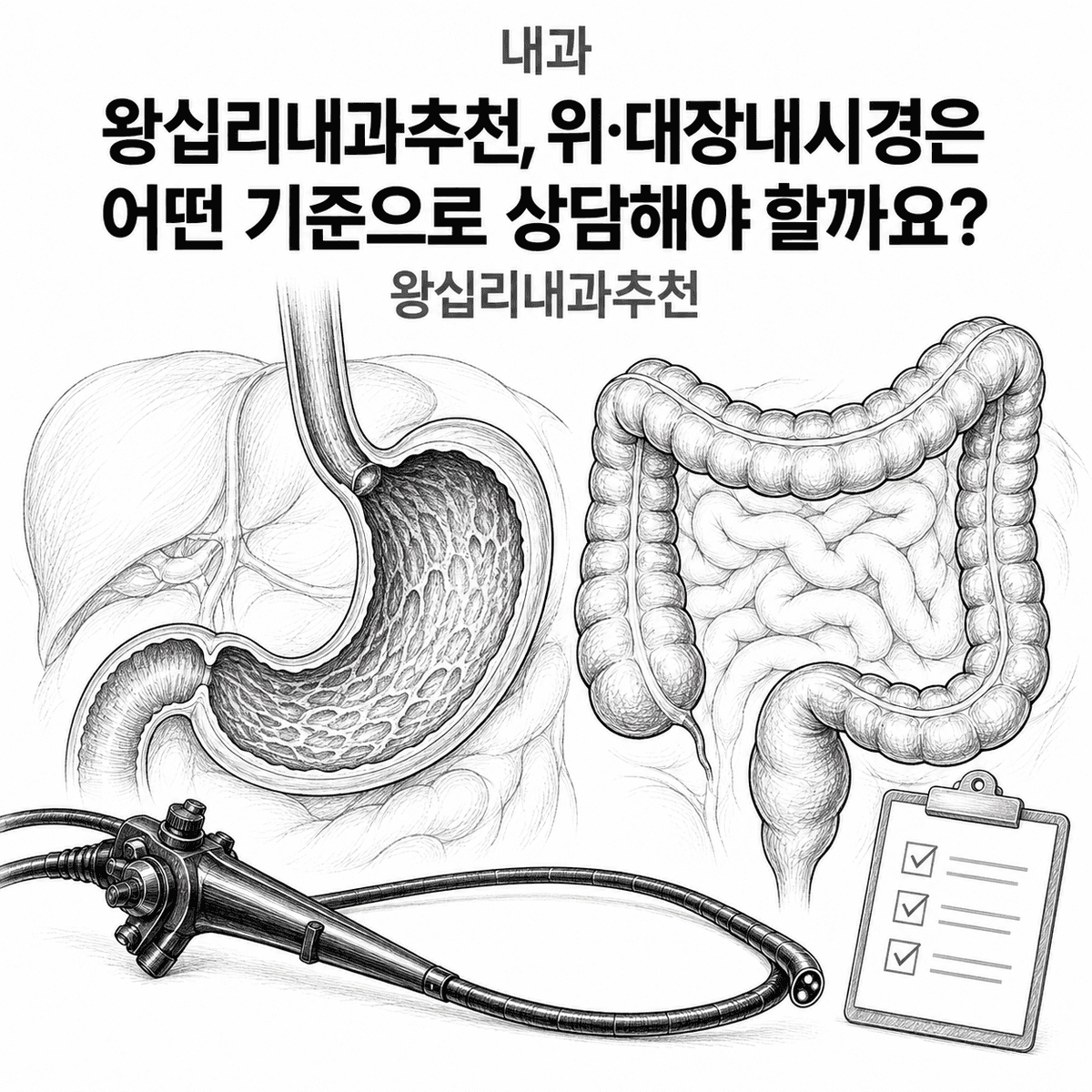 서울 왕십리내과추천, 위·대장내시경은 어떤 기준으로 상담해야 할까요 핵심 정보 이미지